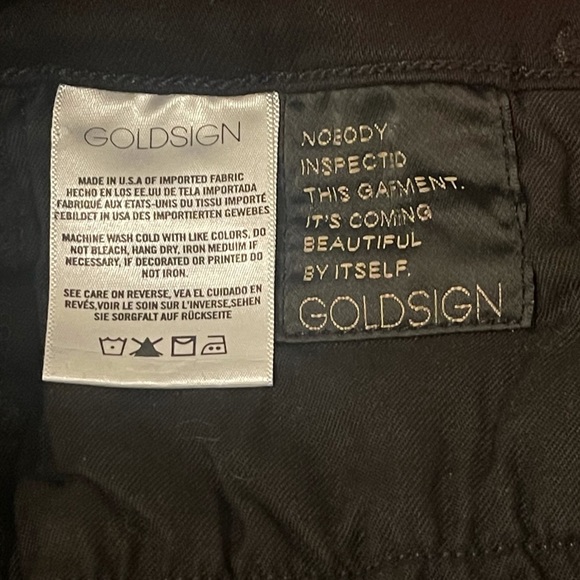 Goldsign Marcie Crop Skinny Ankle Zipper Jeans - Picture 11 of 16